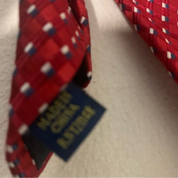 Classic Red and Yellow Patterned Ties - Picture 12 of 16